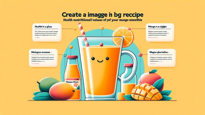 Gesundheit im Glas: Die Nährwerte deines Mango-Smoothies