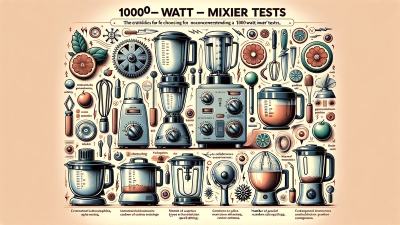 Kriterien für die Auswahl eines 1000-Watt-Mixers