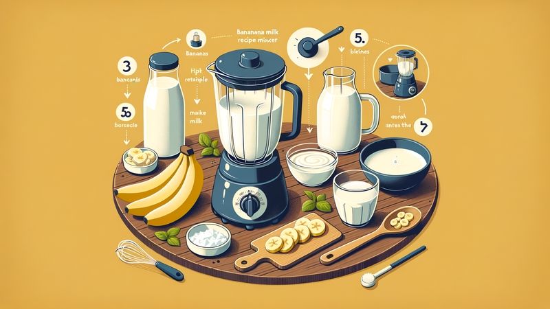 Schritt-für-Schritt-Anleitung: In 5 Minuten zur perfekten Bananenmilch