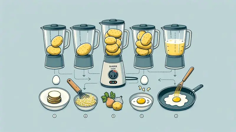 Schritt-für-Schritt-Anleitung: So gelingen Kartoffelpuffer im Mixer