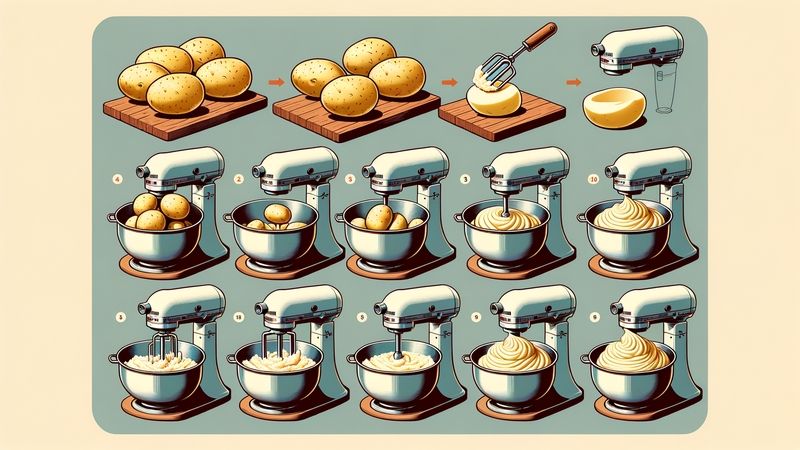 Vom Kochtopf zum Mixer: Schritt-für-Schritt Anleitung für cremiges Kartoffelpüree