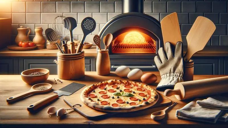 Wichtige Utensilien für das Backen im Pizzaofen: Von feuerfesten Handschuhen bis zum Pizzastein