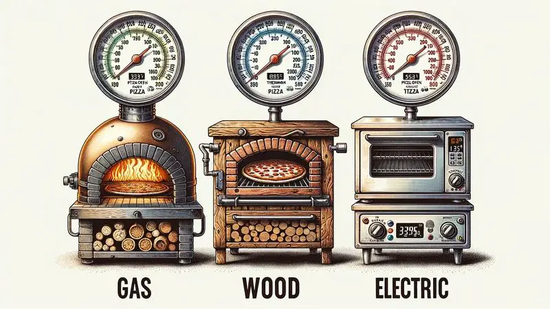 Die Unterschiede bei Pizzaofen Thermometern: Gas, Holz und Elektro